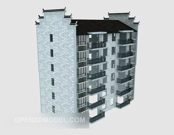 Roadside House 3d model