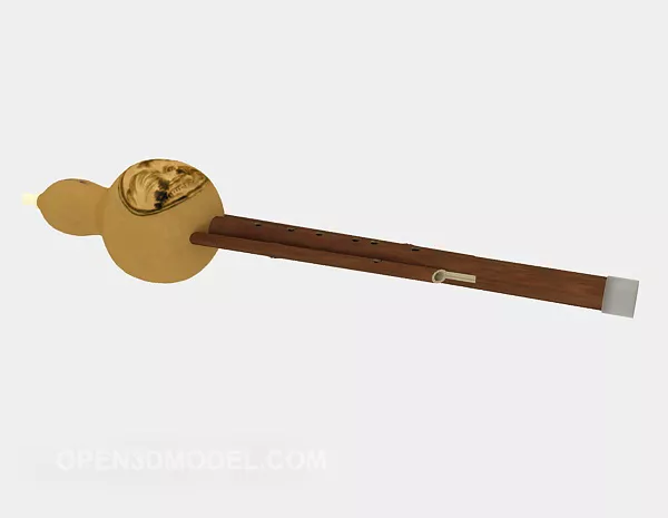 Traditional Instrument Swarmandal 3d model