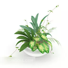 Ikea Potted Plant 3d model