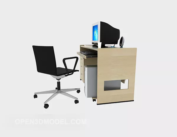 Independent Desk 3d model Independent Desk 3d model