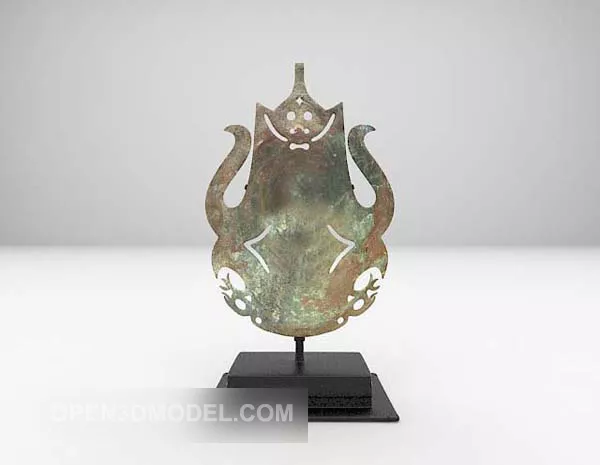 Indoor Furnishings Metal Sculpture 3d model Indoor Furnishings Metal Sculpture 3d model