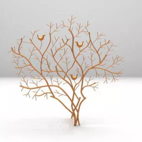 Indoor Tree Furnishings Decor 3d model