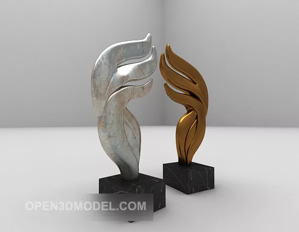 Indoor Jewelry Sculpture Decorative 3d model Indoor Jewelry Sculpture Decorative 3d model