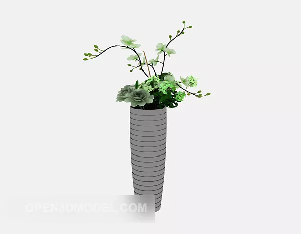 Indoor Plant Small Potted 3d model Indoor Plant Small Potted 3d model