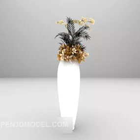 Indoor Flower Potted Plant 3d model