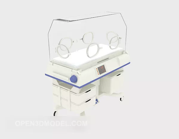 Gift Box With Bow Tie 3d model