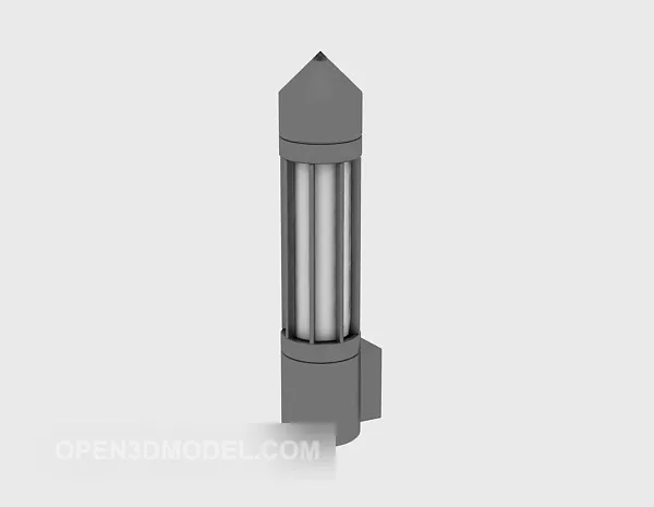 Construction Column Base Stone Finished 3d model