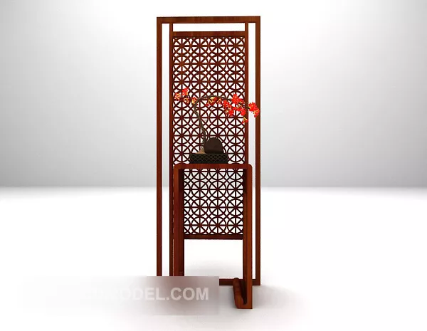 Interior Decoration Screen Frame Furniture 3d model Interior Decoration Screen Frame Furniture 3d model