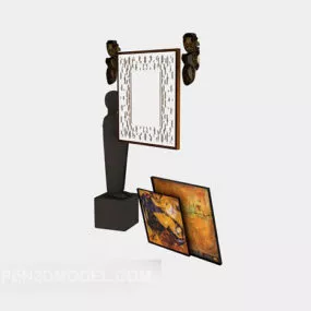 Interior Decoration Hanging Painting 3d model