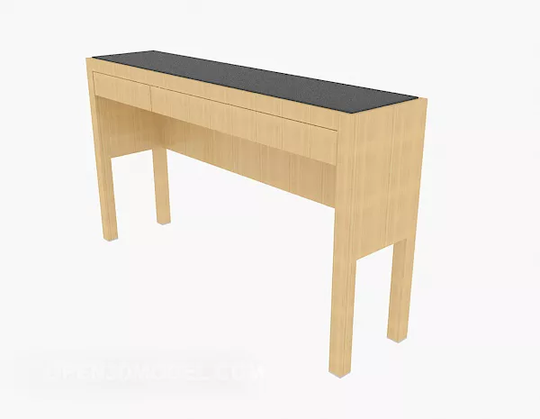 Interview Table Wooden Material 3d model Interview Table Wooden Material 3d model