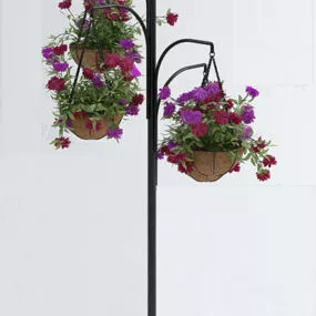 Iron Flower Rack 3d model