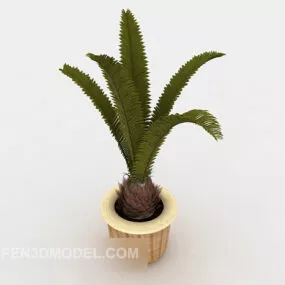 Iron Tree Plant Decoration 3d model