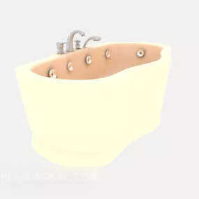 Plastic Jacuzzi Bathtub 3d model