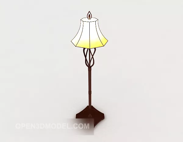 European Floor Lamp Classic 3d model European Floor Lamp Classic 3d model