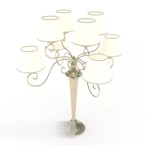 Western Modern Home Table Lamp 3d model