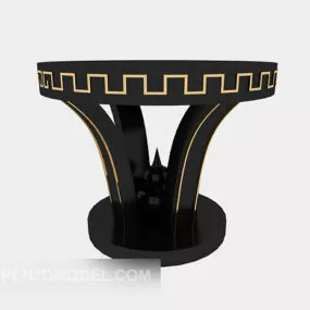 European Furniture Side Table 3d model