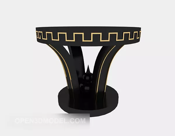 European Furniture Side Table 3d model European Furniture Side Table 3d model