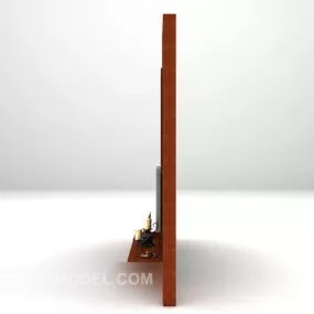 European Tv Wall Furniture 3d model