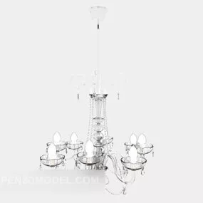 European Home Chandelier 3d model