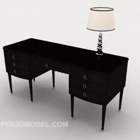 European Home Desk 3d model