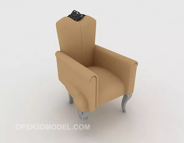 European Home Single Sofa 3d model European Home Single Sofa 3d model