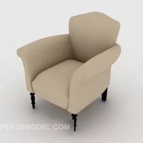 Western Home Single Sofa 3d model