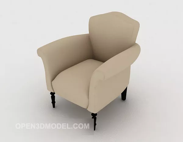 Western Home Single Sofa 3d model Western Home Single Sofa 3d model