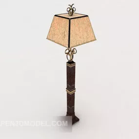 European Living Room Floor Lamp 3d model