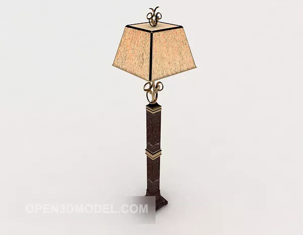 European Living Room Floor Lamp 3d model European Living Room Floor Lamp 3d model
