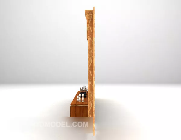 Home Tv Cabinet V1 3d model Home Tv Cabinet V1 3d model