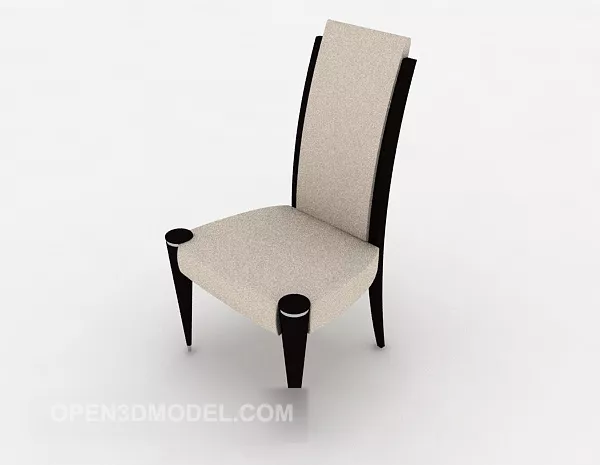 European Wood Dining Chair 3d model European Wood Dining Chair 3d model