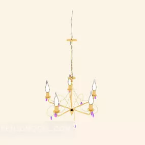 Classic Lamp Chandelier 3d model