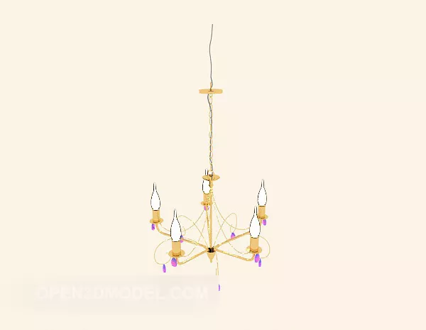 Classic Lamp Chandelier 3d model Classic Lamp Chandelier 3d model