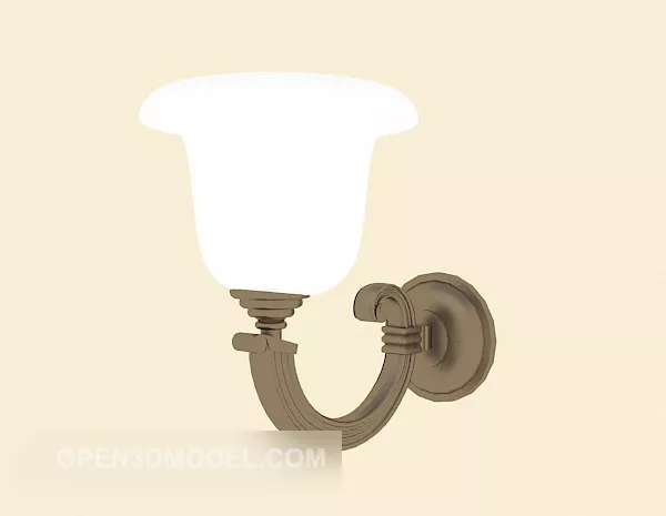 European Home Owall Lamp 3d model European Home Owall Lamp 3d model