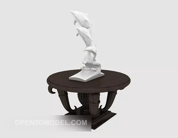 Entrance Shoes Cabinet With Drawers 3d model