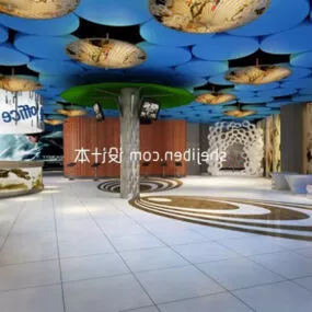 Stylized Night Club 3d model