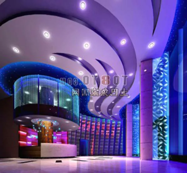 Bar Club Interior With Lighting Decor 3d model Bar Club Interior With Lighting Decor 3d model