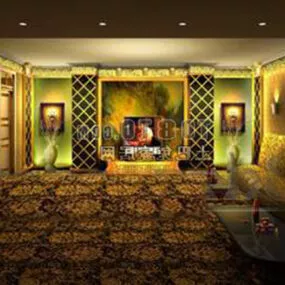 Bar Night Club Design Interior 3d model