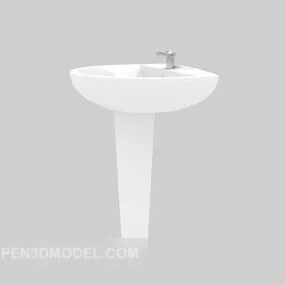 Kitchen And Bathroom 3d model