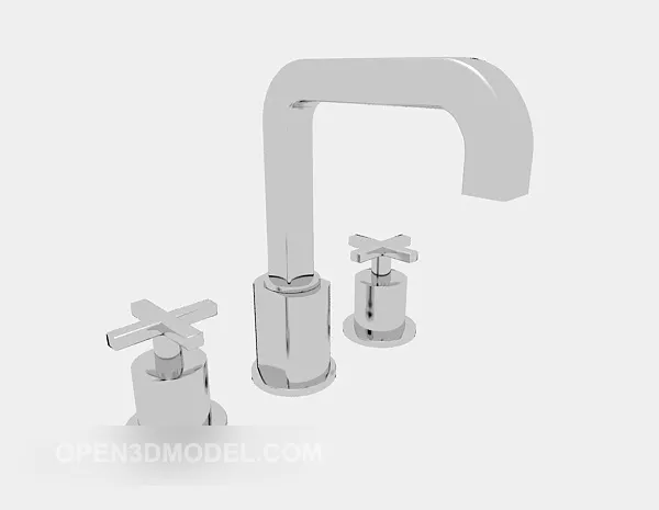 Sanitary Water Tap 3d model