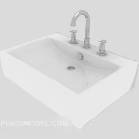 Kitchen Washbasin Furniture 3d model