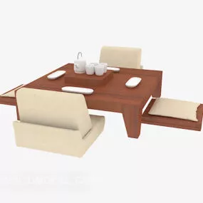 Kneeling Table Chair 3d model