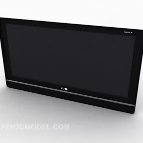 Flat Lg Lcd Tv 3d model