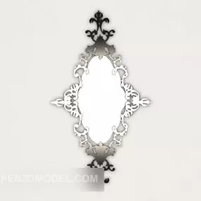 Lace European Mirror Vintage 3d model