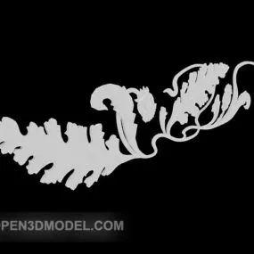 Lace Wall Decorative Pattern 3d model