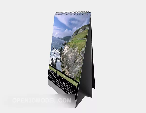 Calendar Table Ware 3d model