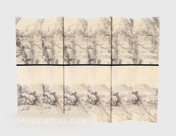 Landscape Screen 3d model Landscape Screen 3d model
