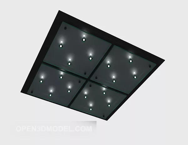 Large Chandelier Lighting Decoration 3d model Large Chandelier Lighting Decoration 3d model