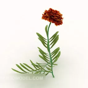 Large Chrysanthemum Flower Tree 3d model