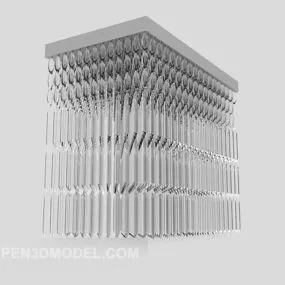 Large Crystal Chandelier 3d model
